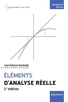 eBook (pdf) Eléments d'analyse réelle de Jean-Étienne Rombaldi