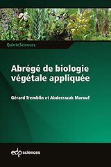 eBook (pdf) Abrégé de biologie végétale appliquée de Gérard Tremblin, Abderrazak Marouf