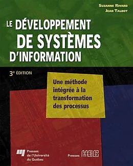 E-Book (pdf) Développement de systèmes d'information von Rivard Suzanne Rivard, Talbot Jean Talbot