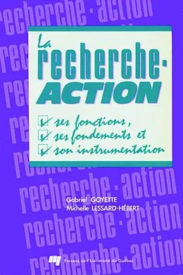 E-Book (pdf) La recherche-action von Goyette Gabriel Goyette, Lessard-Hebert Michelle Lessard-Hebert