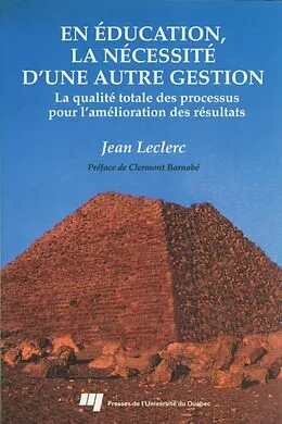 E-Book (pdf) En éducation, la nécessité d'une autre gestion von Leclerc Jean Leclerc