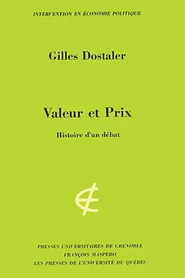 E-Book (pdf) Valeur et prix von Dostaler Gilles Dostaler