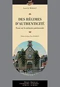 E-Book (pdf) Des régimes d'authenticité von Morisset Lucie K. Morisset
