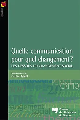 E-Book (epub) Quelle communication pour quel changement? von Agbobli Christian Agbobli