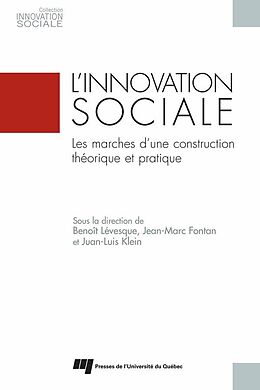 eBook (epub) L'innovation sociale de Levesque Benoit Levesque