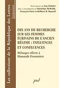 PDF Dix ans de recherche sur les femmes ecrivains de l'ancien... von Guy Poirier Guy Poirier