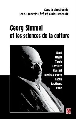 E-Book (pdf) Georg Simmel et les sciences de culture von Deneault Deneault