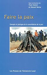 eBook (pdf) Faire la paix de Verna Verna