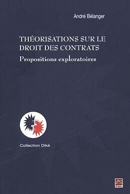 eBook (pdf) Theorisation sur le droit des contrats de 