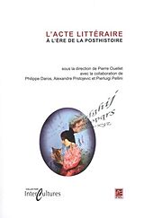 eBook (pdf) L'acte litteraire a l'ere de la posthistoire de 