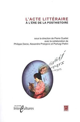 eBook (pdf) L'acte litteraire a l'ere de la posthistoire de 