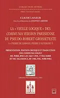 E-Book (pdf) La "Vieille logique" des Communia version parisienne du pseudo-Robert Grosseteste von Lafleur Claude Lafleur