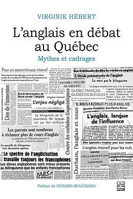 eBook (epub) L'anglais en débat au Québec de Hebert Virginie Hebert