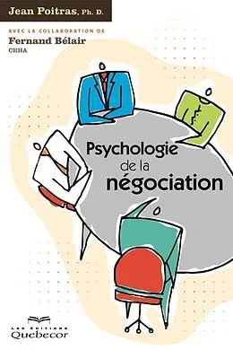 E-Book (epub) Psychologie de la négociation von Poitras Jean Poitras
