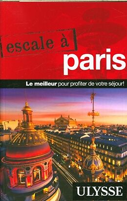 Broché Escale à Paris de 