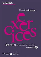 Broschiert Exercices de grammaire française et corrigé von Grevisse Maurice