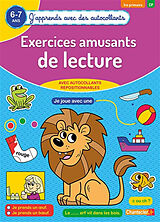 Broché Exercices amusants de lecture : 6-7 ans, 1re primaire, CP de 