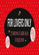 Broché For lovers only : 25 bons cadeaux coquins de 