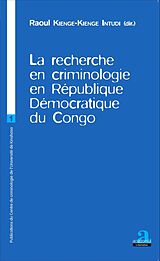 eBook (pdf) La recherche en criminologie en République Démocratique du Congo de Kienge-Kienge Intudi