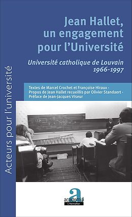 eBook (pdf) Jean Hallet, un engagement pour l'Université de Crochet, Hiraux