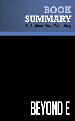 E-Book (epub) Summary: Beyond e - Stephen Diorio von BusinessNews Publishing