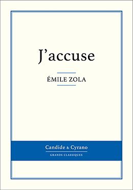 eBook (epub) J'accuse de Emile Zola
