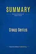 E-Book (epub) Summary: Group Genius - Keith Sawyer von Businessnews Publishing