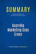 E-Book (epub) Summary: Guerrilla Marketing Goes Green - Jay Conrad and Shel Horowitz von Businessnews Publishing