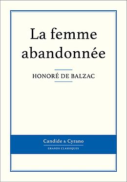 eBook (epub) La femme abandonnee de Honore de Balzac