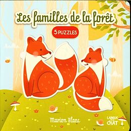 Livre Relié Les familles de la forêt : 5 puzzles de Marion Blanc