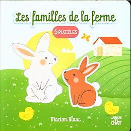 Couverture cartonnée Les familles de la ferme : 5 puzzles de Marion Blanc