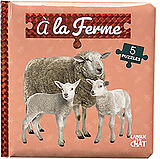 Livre Relié A la ferme : 5 puzzles de 