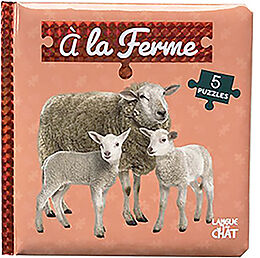 Livre Relié A la ferme : 5 puzzles de 