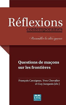 eBook (pdf) Questions de maçons sur les frontières de Cavaignac, Chevalier, Jucquois