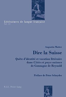 eBook (epub) Dire la Suisse de Augustin Matter