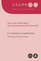 Kartonierter Einband La variation en question(s) von 