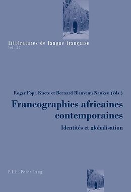 Couverture cartonnée Francographies africaines contemporaines de 