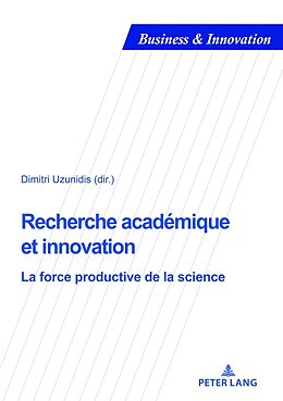 Couverture cartonnée Recherche académique et innovation de 