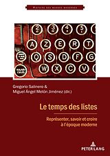 eBook (epub) Le temps des listes de 