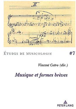 Couverture cartonnée Musique et formes brèves de 