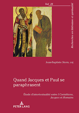 Couverture cartonnée Quand Jacques et Paul se paraphrasent de Jean-Baptiste Stern