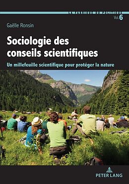 Couverture cartonnée Sociologie des conseils scientifiques de Gaëlle Ronsin