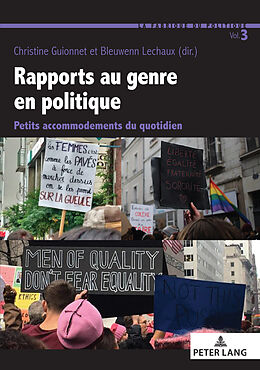 Couverture cartonnée Rapports au genre en politique de Bleuwenn Lechaux, Christine Guionnet