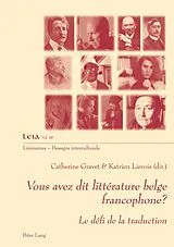 E-Book (epub) Vous avez dit littérature belge francophone? von 
