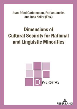 Couverture cartonnée Dimensions of Cultural Security for National and Linguistic Minorities de 