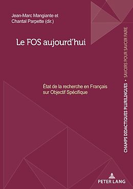 Couverture cartonnée Le FOS aujourd hui de 