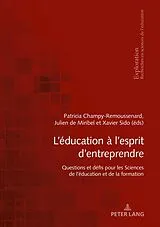 Kartonierter Einband L'éducation à l'esprit d'entreprendre von 