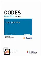 Broschiert Droit judiciaire 2026 von Guy ; Berwette, Martine Block