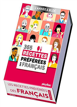 Broché 365 recettes préférées des Français de 