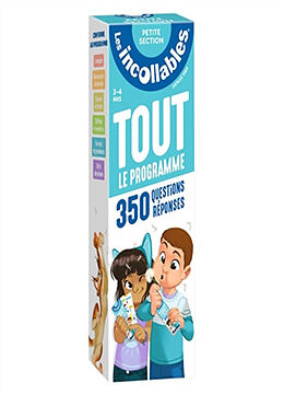 Broché Les incollables : tout le programme, 350 questions réponses : petite section, 3-4 ans de El Gunto